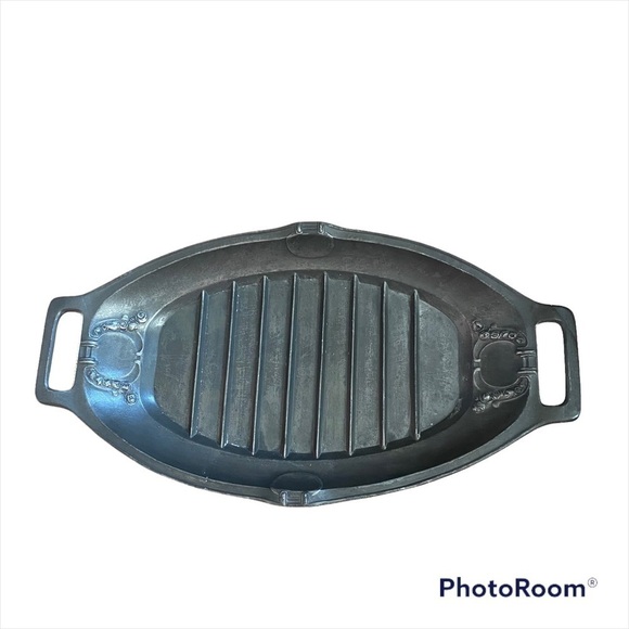 Kayserzinn Antique Vintage Pewter Tray 4747 Grill Serving Cook Pan - Picture 1 of 5